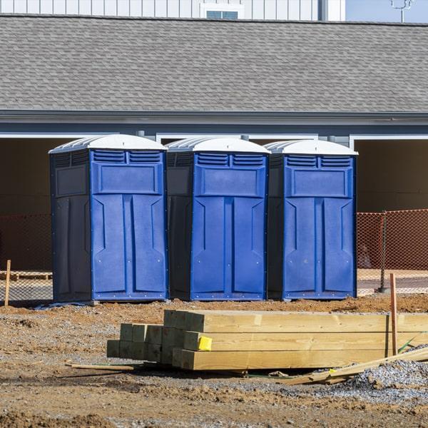 Heavy-duty construction site porta potty in Princeton, Minnesota